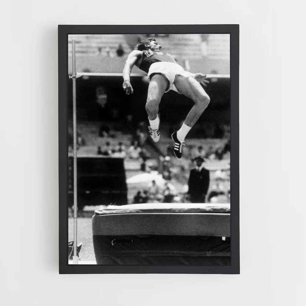 Poster Saut de Fosbury – affiche Athlétisme (vue 2)